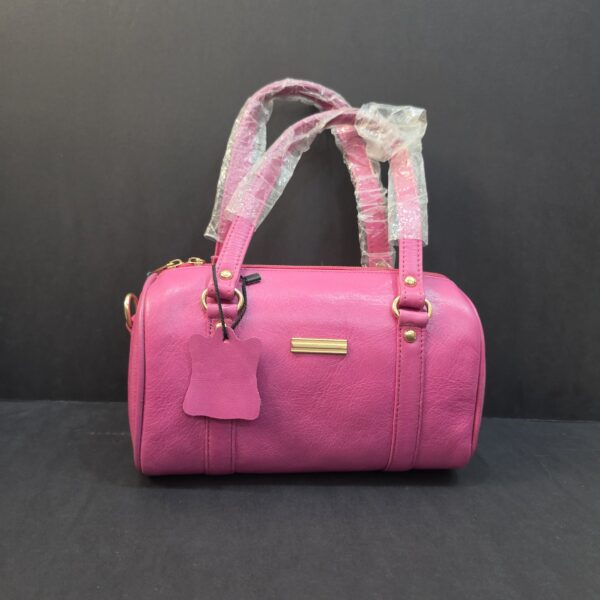 Pink Leather handbag for women