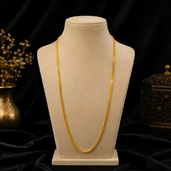 long length 26" chandraharam microplated